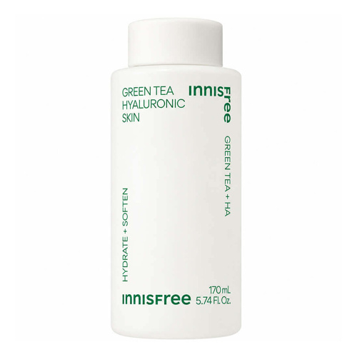 Увлажняющий тоник с зелёным чаем Innisfree Green Tea Hyaluronic Skin
