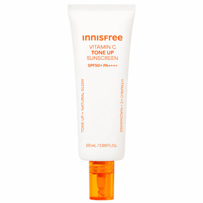 Тонирующий солнцезащитный крем с витамином C Innisfree Vitamin C Tone Up Sunscreen SPF50+ PA++++