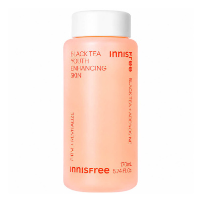 Увлажняющий тонер для упругости кожи с чёрным чаем Innisfree Black Tea Enhancing Skin