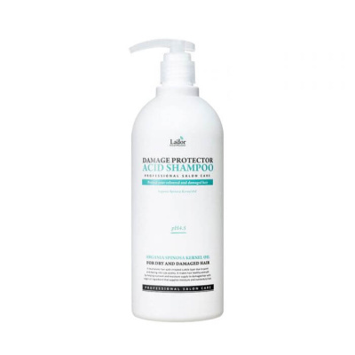 Защитный шампунь для поврежденных волос Lador Damage Protector Acid Shampoo - 530 мл.