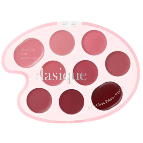 Кремовая палетка для макияжа губ и щёк Dasique Mood Painting Lip & Cheek Palette 04 Rose Coloring