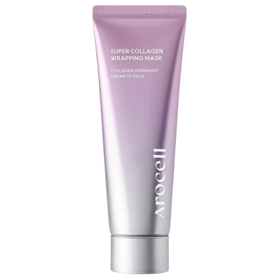 Коллагеновая маска-плёнка для сияния кожи Arocell Super Collagen Wrapping Mask 80 г