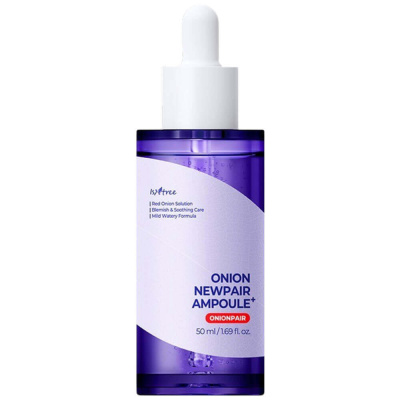 Ампула с красным луком против воспалений IsNtree Onion Newpair Ampoule Plus