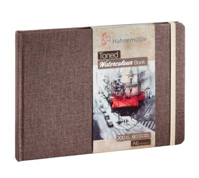 Альбом для акварели Hahnemuhle "Watercolour book"A6 30 л 200 г целлюлоза 100%, мелкое зерно, бежевый