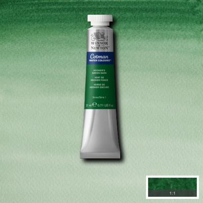 Акварель Winsor&Newton "Cotman" 21 мл Темно-зеленый Хукер