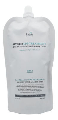 Увлажняющая маска для сухих и поврежденных волос Hydro LPP Treatment: Маска 500мл