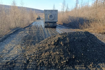 Возобновили движение на участке трассы Усть-Куйга — Депутатский / ЯСИА   