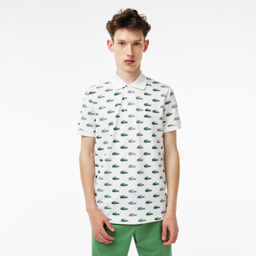 Мужское поло Lacoste приталенного кроя
