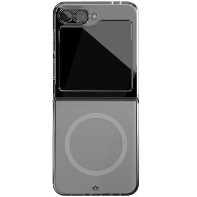 Чехол-крышка VLP Crystal Case MagSafe для Samsung Z Flip 6 (1052038), поликарбонат / полиуретан, прозрачный
