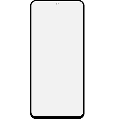 Защитное стекло RedLine для Xiaomi Redmi Note 12 Pro 2.5D Full Glue (черная рамка)