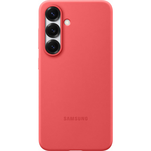 Чехол-крышка Samsung Silicone Case для Galaxy S25, силикон, красный (EF-PS931CREGRU)