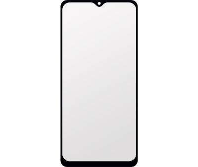 Защитное стекло RedLine для realme C55 2.5D Full Glue (черная рамка)