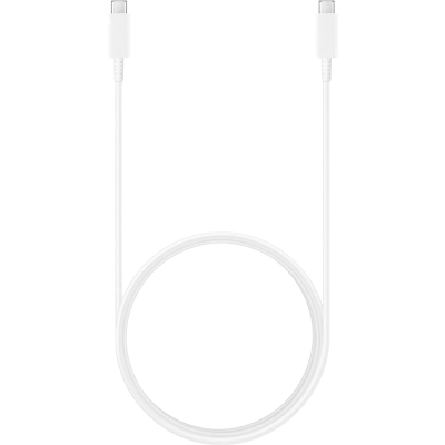 Кабель Samsung USB-C/C, 100W, 5A, 1,8м, белый (EP-DX510JWEGEU)