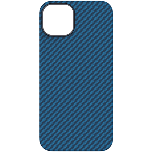 Чехол-крышка Stellarway Case with MagSafe для Apple iPhone 13, кевлар, синий