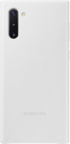 Чехол-крышка Samsung VN970LWEGRU Leather Cover для Galaxy Note10, кожа, белый