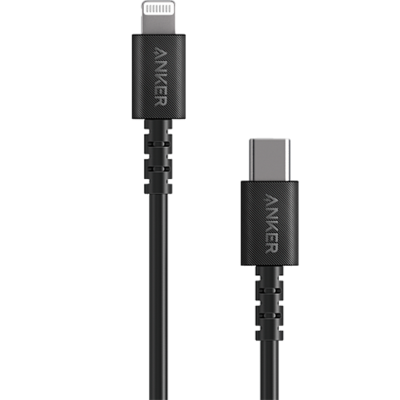 Кабель Anker TypeC/Light 0,9 м, черный