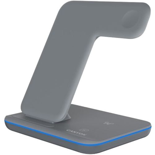 Зарядное устройство беспроводное Canyon Qi WS-303 3 в 1, 15W, серое