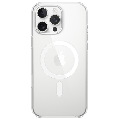Чехол-крышка Apple Clear Case with MagSafe для Apple iPhone 16 Pro, поликарбонат / полиуретан, прозрачный (MA7E4/A)