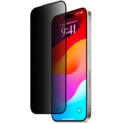 Защитное стекло Stellarway для Apple iPhone 15 Pro Max 2.5D Privacy Full Glue (антишпион)