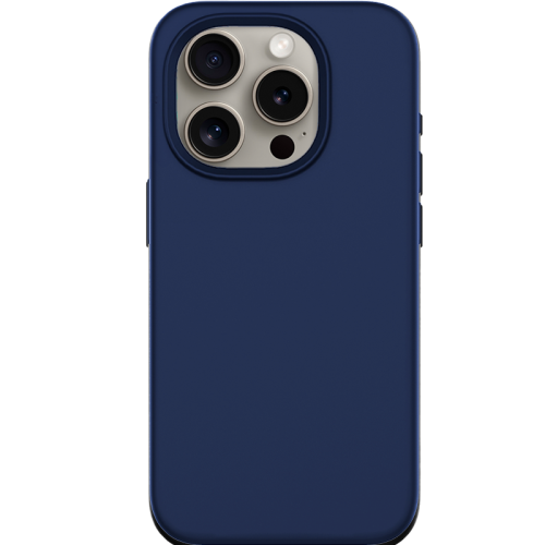 Чехол-крышка Stellarway Case with MagSafe для Apple iPhone 15 Pro Max, силикон, синий