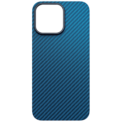Чехол-крышка Stellarway Case with MagSafe для Apple iPhone 15 Pro Max, кевлар, синий