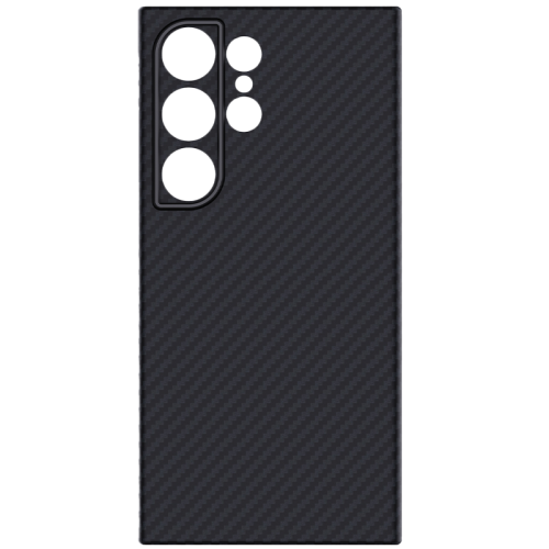 Чехол-крышка Stellarway Case with MagSafe для Samsung S24 Ultra, кевлар, черный
