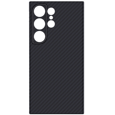 Чехол-крышка Stellarway Case with MagSafe для Samsung S24 Ultra, кевлар, черный