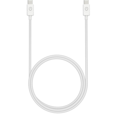 Кабель Gerffins USB-C - Type-C, 1м., белый