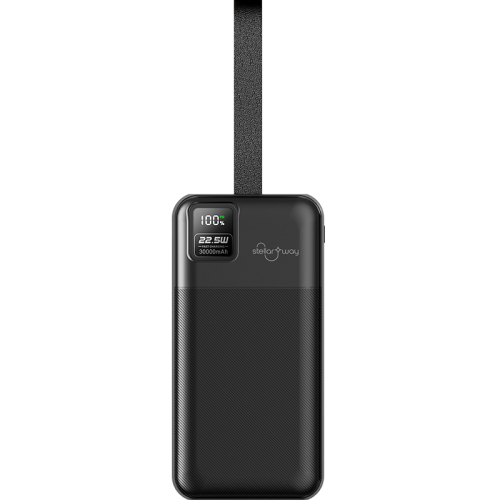 Аккумулятор Stellarway 30000mAh PD, черный