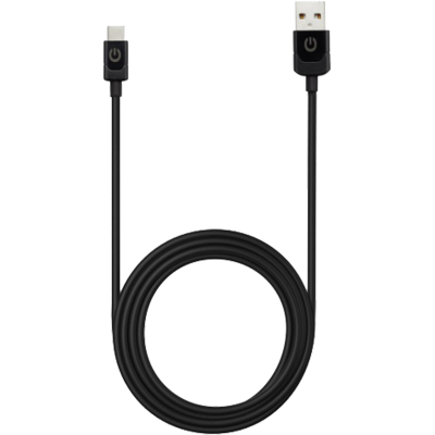 Кабель Gerffins USB-A - Type-C, 3,1A, 2м., черный