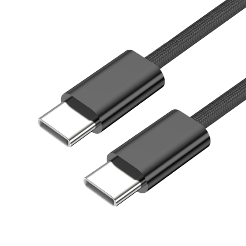 Кабель Stellarway USB-C/USB-C 3А 2м нейлоновый, черный