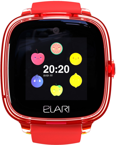 Часы-телефон ELARI детские KidPhone Fresh, красные