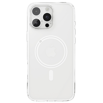 Чехол-крышка VLP Diamond Case с MagSafe для iPhone 16 ProMax (10510023), закаленное стекло/ полиуретан, прозрачный