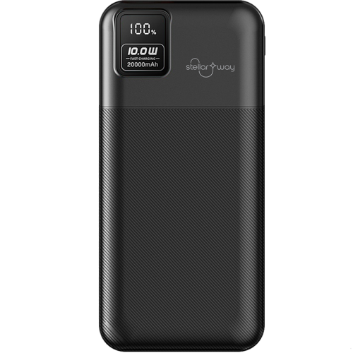 Аккумулятор Stellarway 20000mAh, черный