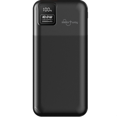 Аккумулятор Stellarway 20000mAh, черный