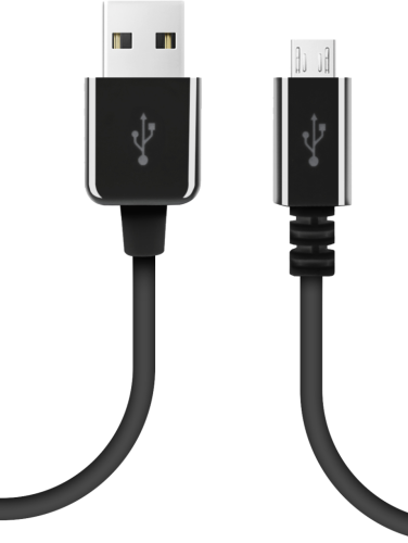 Кабель Bron micro - USB, черный