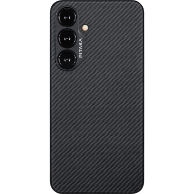 Чехол-крышка Pitaka для Samsung S24+, кевлар, черный