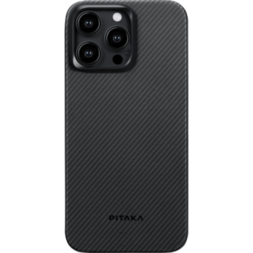 Чехол-крышка Pitaka для Apple iPhone 15 Pro Max (KI1501PMA), кевлар, черный