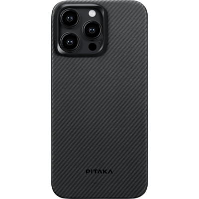 Чехол-крышка Pitaka для Apple iPhone 15 Pro Max (KI1501PMA), кевлар, черный