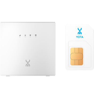 Роутер 4G Yota для дома + SIM-карта
