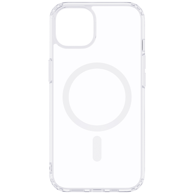 Чехол-крышка Stellarway Case with MagSafe для Apple iPhone 13, пластик,силикон, прозрачный