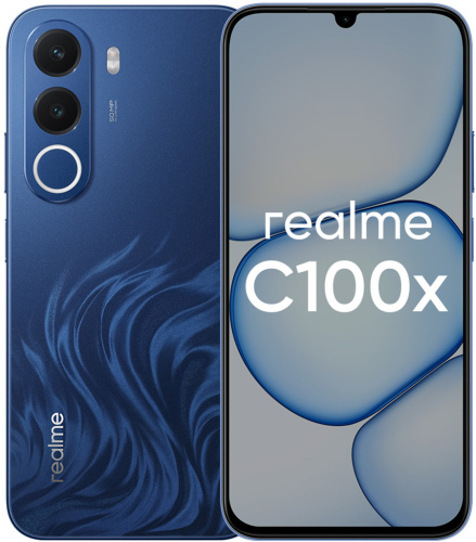 Смартфон realme C100X 4/256 ГБ Голубой