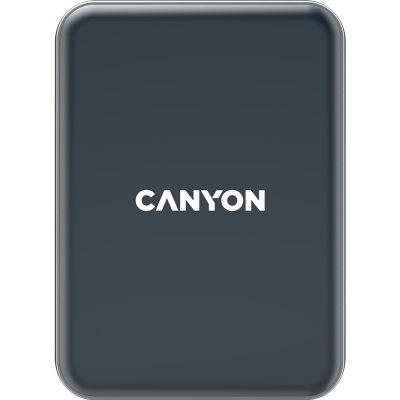 Автомобильный держатель Canyon CNE-CCA15B Qi, магнитный