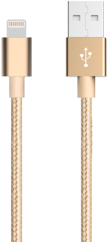 Кабель Bron Lightning MFI, золотистый