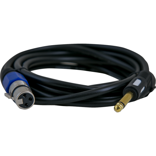Кабель Atcom AT8003 Jack 6,3 mm (m) - XLR (f), черный