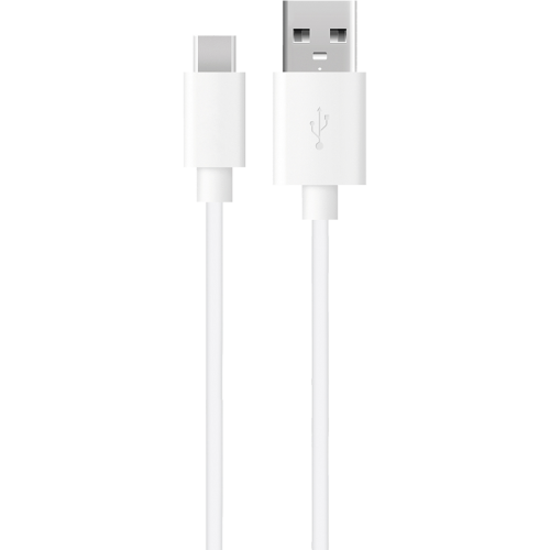 Кабель Everstone USB Type-C 1м EV-CAB-A/C-1-RND-White, белый
