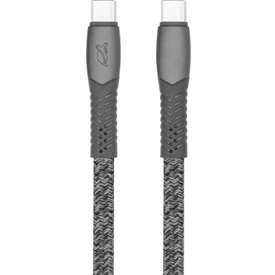 Кабель RIVACASE PS6105 GR12 Type-C, серый