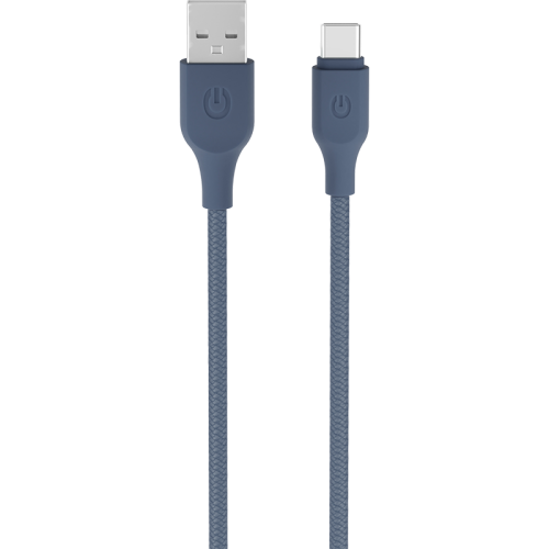 Кабель Gerffins USB-A -  Type-C, 1м., синий