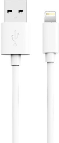 Кабель Bron Lightning MFI плоский, белый