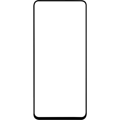 Защитное стекло Deppa для Honor X7 2.5D Full Glue (черная рамка)